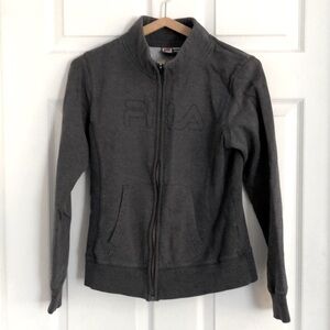 Grey Fila zip jacket